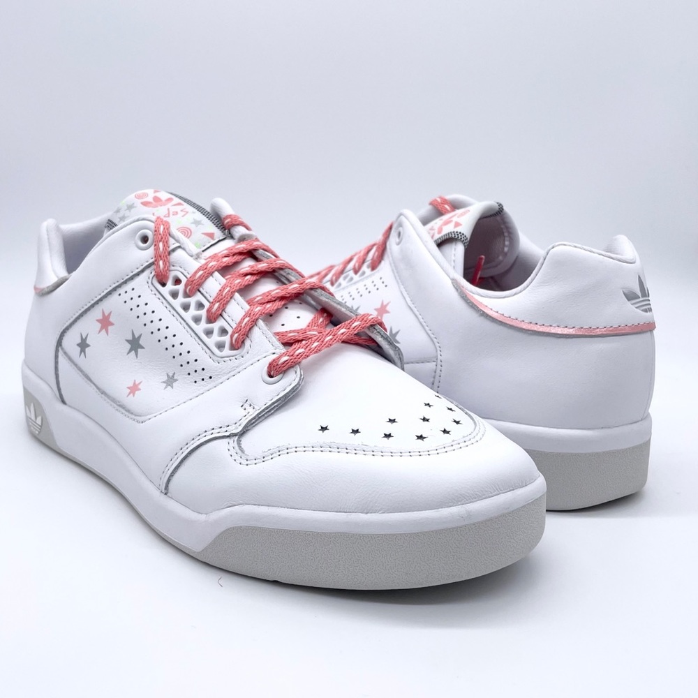 Adidas White Gray SlamCourt Original Sneakers - Picture 9 of 11